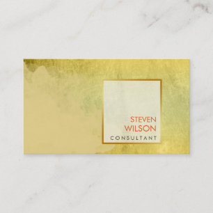 Cartão De Visita Artista Elegante Modern Watercolor