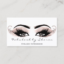 Cartão De Visita Artista Eyelash Lashes Brilho Novo