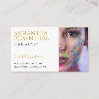 Cartão De Visita Artista Fino | Profissional