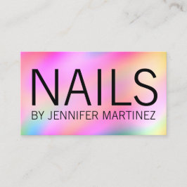 Cartão De Visita Artista holográfico brilhante e colorido moderno