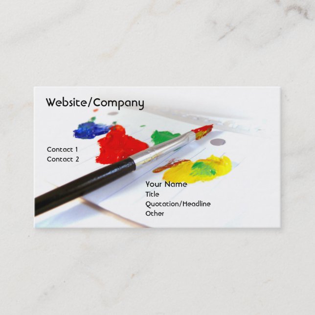 Cartão De Visita Artista Inc (Frente)