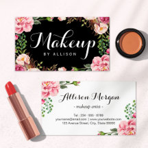 Artista Makeup Modern Script Girly Floral Wrapping