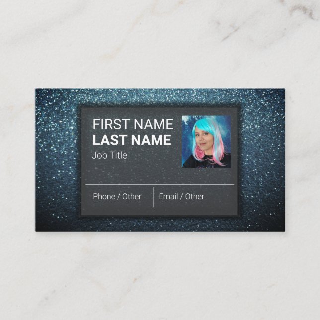 Cartão De Visita Artista Moderno Elegante De Maquiagem Profissional (Frente)