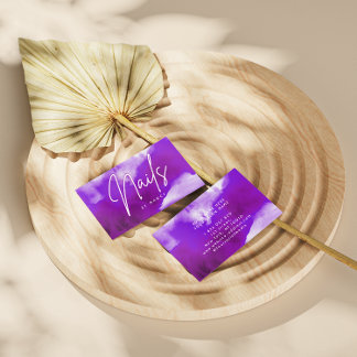 Cartão De Visita Artista Nail Nail Tech