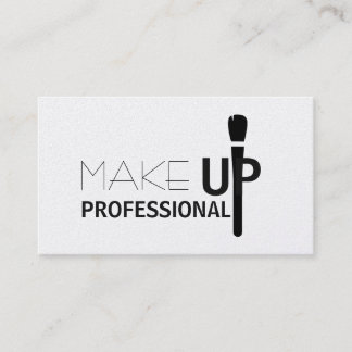 CARTÃO DE VISITA ARTISTA PROFISSIONAL DE MAKEUP DOURADO