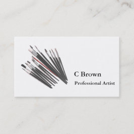 Cartão De Visita Artista profissional feito sob encomenda