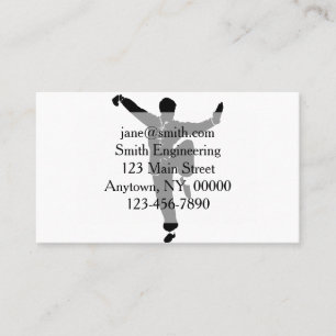 Cartão De Visita Artistas Marciais - Escolher cor de fundo