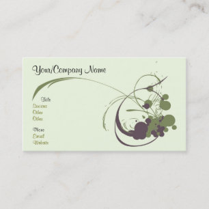 Cartão de visita artística