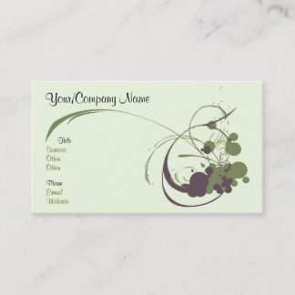 Cartão de visita artística