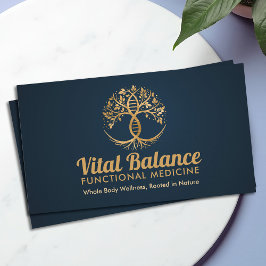 Cartão De Visita Árvore da vida Medicina funcional de DNA de dupla