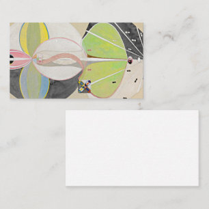 Cartão De Visita Árvore do conhecimento, n.º 2, 1915, por Hilma a