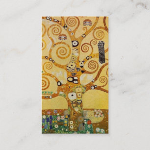 Cartão De Visita Árvore Klimt da Vida