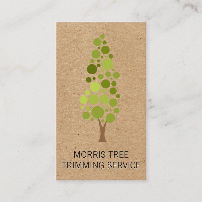 Cartão De Visita Árvore | Paisagismo | Jardineiro (Frente)