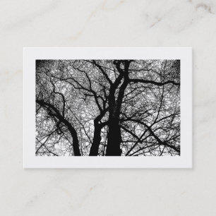 Cartão De Visita Árvores de alto contraste (delimitadas)