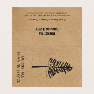 Cartão De Visita Árvores Paisagismo Jardineiro