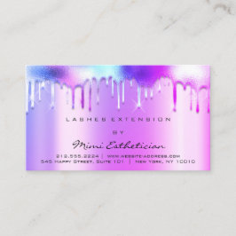 Cartão De Visita As instruções depois do tratamento piscam as unida