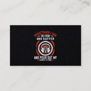 Cartão De Visita Às Vezes Eu Só Posso Crescer E Sofrer