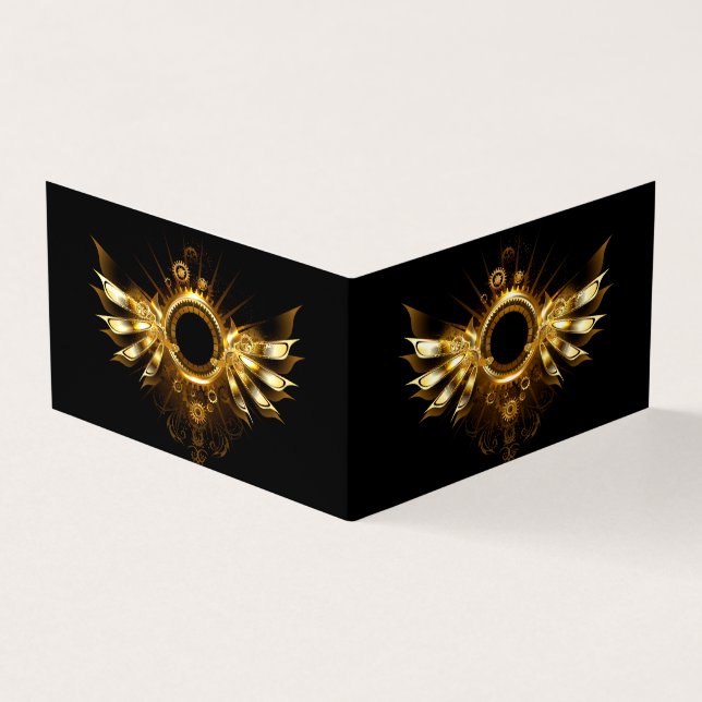 Cartão De Visita Asas de vapor (Exterior)