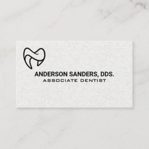 Cartão De Visita Assistência Médica   Logotipo de Dente