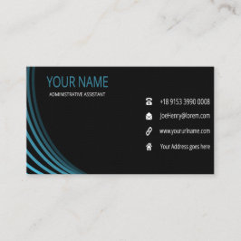 Cartão De Visita Assistente administrativo