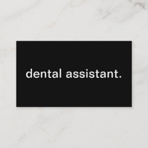 Cartão De Visita Assistente dental