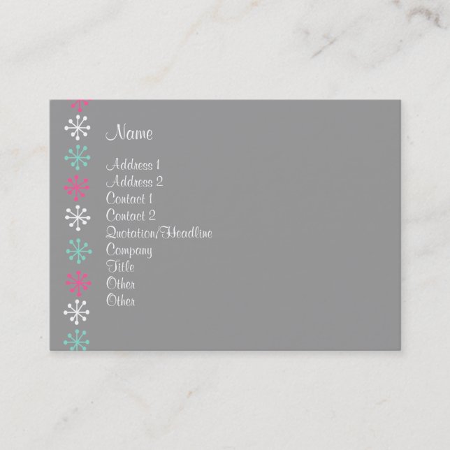 Cartão De Visita Assistente Pessoal (Frente)