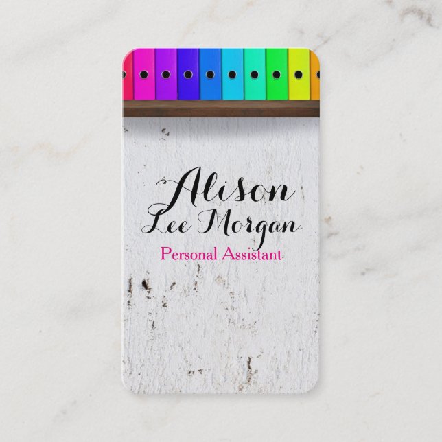 Cartão De Visita Assistente Pessoal - Assistente virtual (Frente)