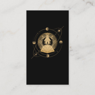 Cartão De Visita Astrologia da Pirâmide Egípcia Sagrada Geometria