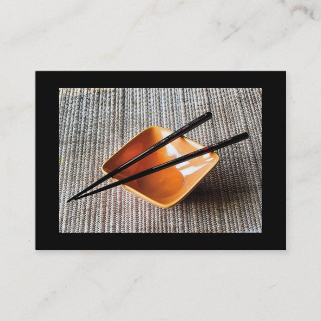 Cartão De Visita ATC dos Chopsticks (Frente)