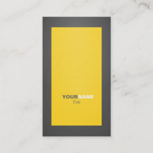 Cartão De Visita Atenção de Groupon Amarelo