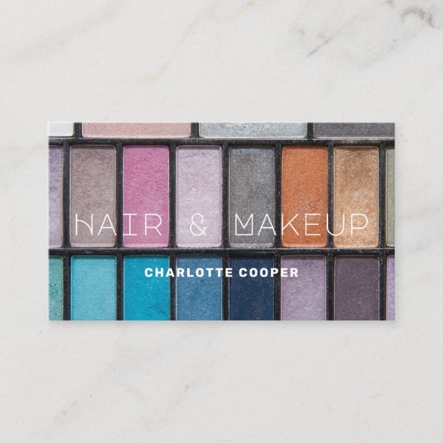 Cartão De Visita Ativação do Cabelo Sombra (Frente)