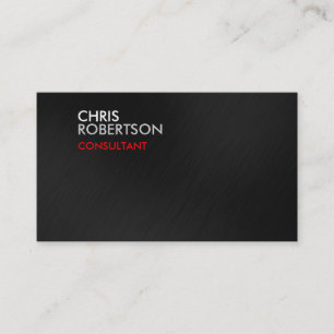 Cartão de visita Atrativo cinza