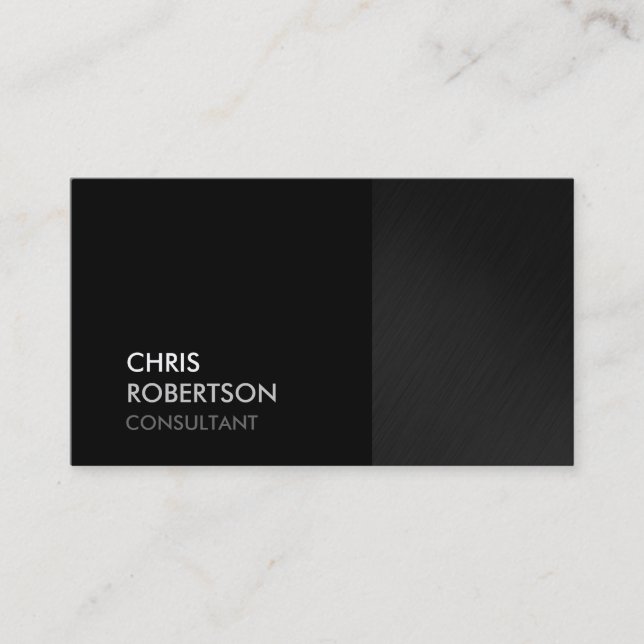 Cartão de visita Atrativo Cinza de  Negra da Tendê (Frente)