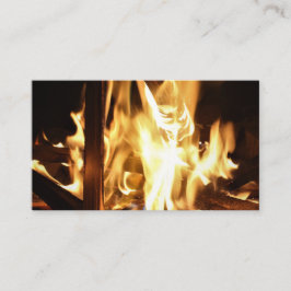Cartão De Visita Através das chamas