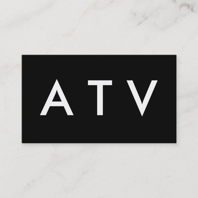 CARTÃO DE VISITA ATV (Frente)
