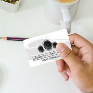 Cartão De Visita Áudio de carro  Auto-falantes 