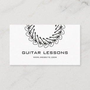 Cartão De Visita Aulas de Guitarra