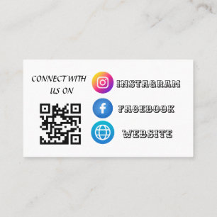 Cartão De Visita "Aumente sua conectividade social com nosso C digi