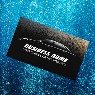 Cartão De Visita Auto Detail Water Drop Professional Car
