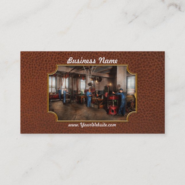 Cartão De Visita Autobody - o bodyshop 1916 (Frente)