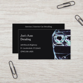 Cartão De Visita Automotive headlight American Muscar