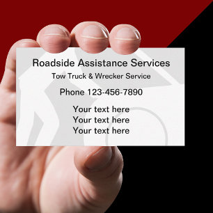 Cartão De Visita Automotive Roadside Assistance Turing
