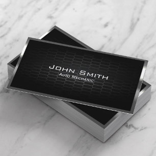 Cartão De Visita Automóvel Automático Mecânico Metálico com Estrutu