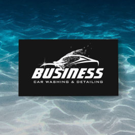 Cartão De Visita Automóvel Automóvel Automático de Lava-Automóvel