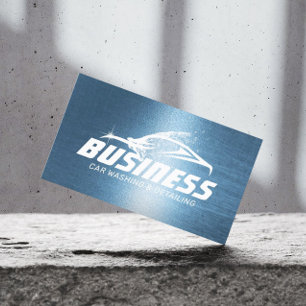 Cartão De Visita Automóvel Automóvel - Real Azul