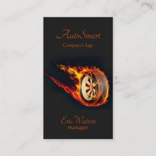 Cartão De Visita Automóvel Moderno Elegante