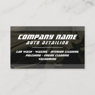 Cartão De Visita Automóvel profissional moderno