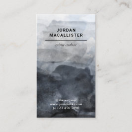 Cartão De Visita Autor corajoso do crime da aguarela