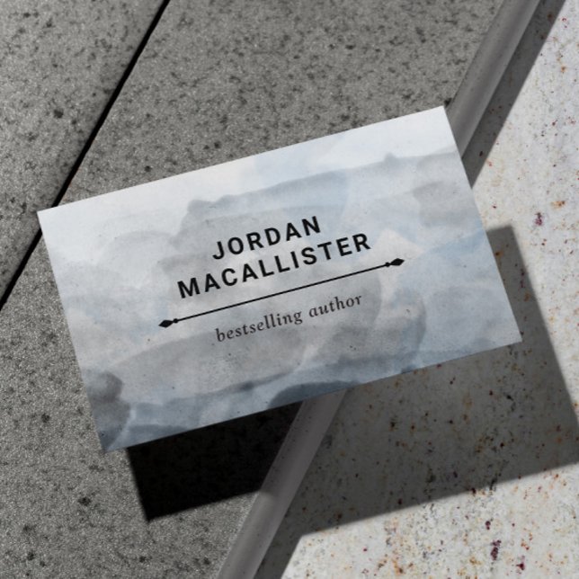 Cartão De Visita Autor de Aquarela do enfumaçado (Criador carregado)