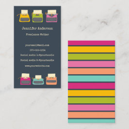 Cartão De Visita Autores: Editores de Digitais Personalizados